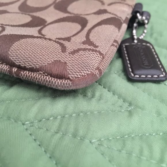 Coach Signature Wristlet - Picture 5 of 8
